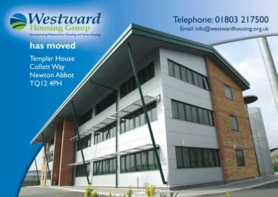 Westward Housing in Office Relocation and Office Design from Torquay to Newton Abbot, Devon