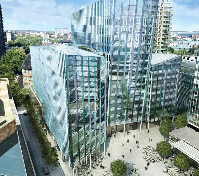 Facebook’s new London office interiors project in Brook Street, Euston