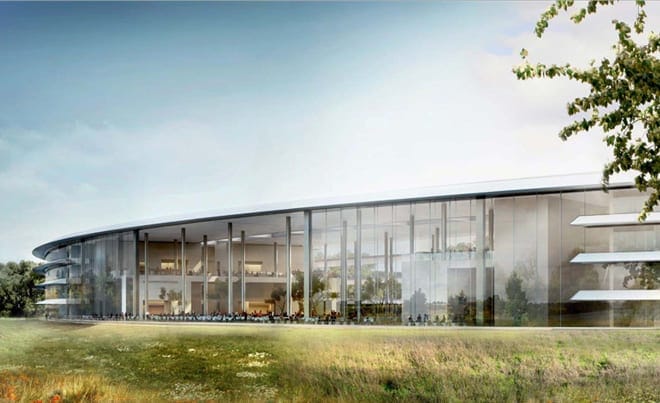 apple-new-corporate-headquarters-cupertino-cafetria-through-building