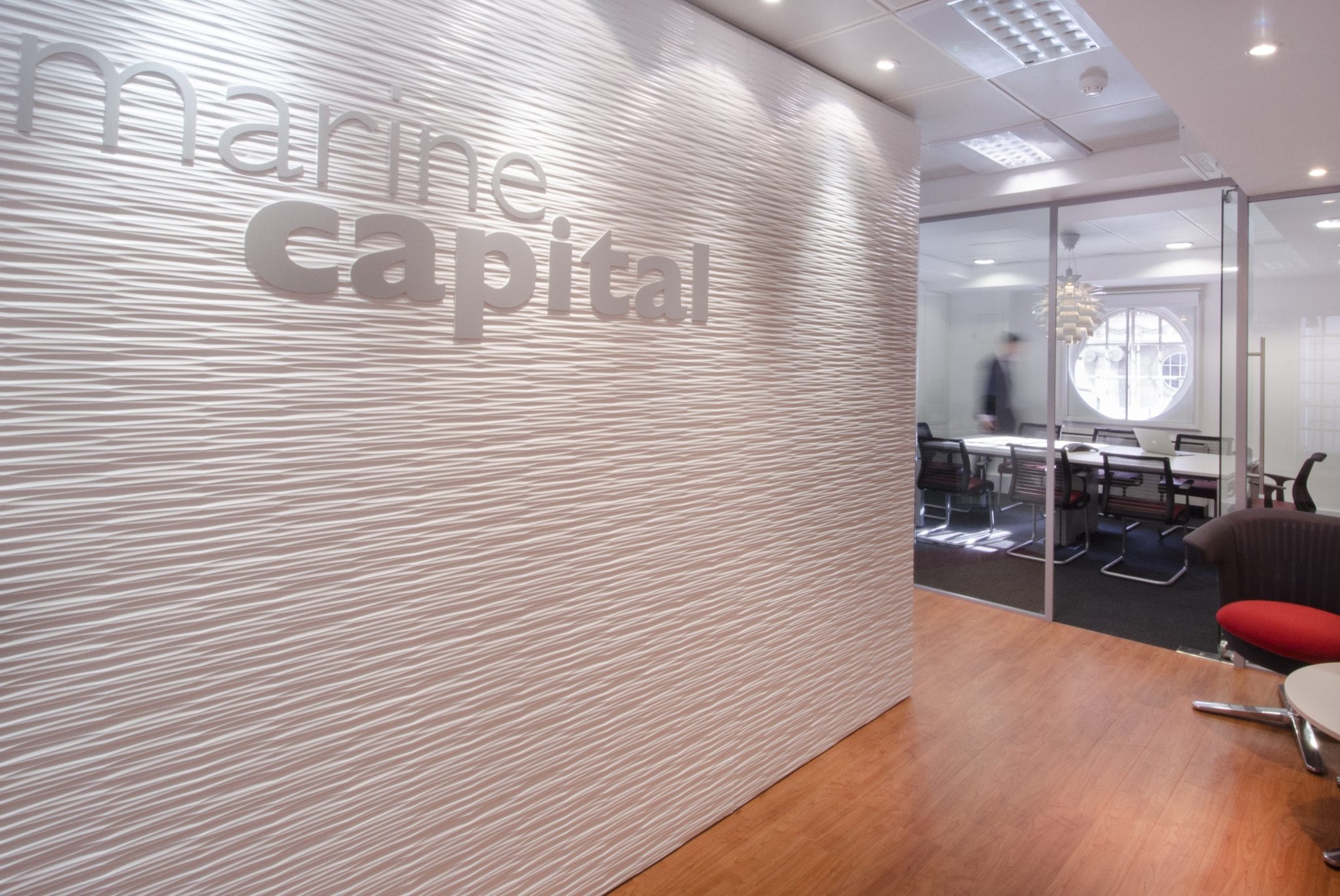 Reception at Marine Capital’s office in Mayfair, London