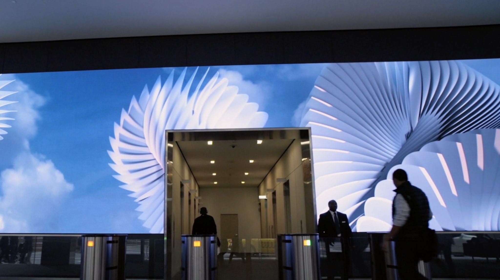 office-video-wall-surreal-lobby-reception-salesforce-san-fran