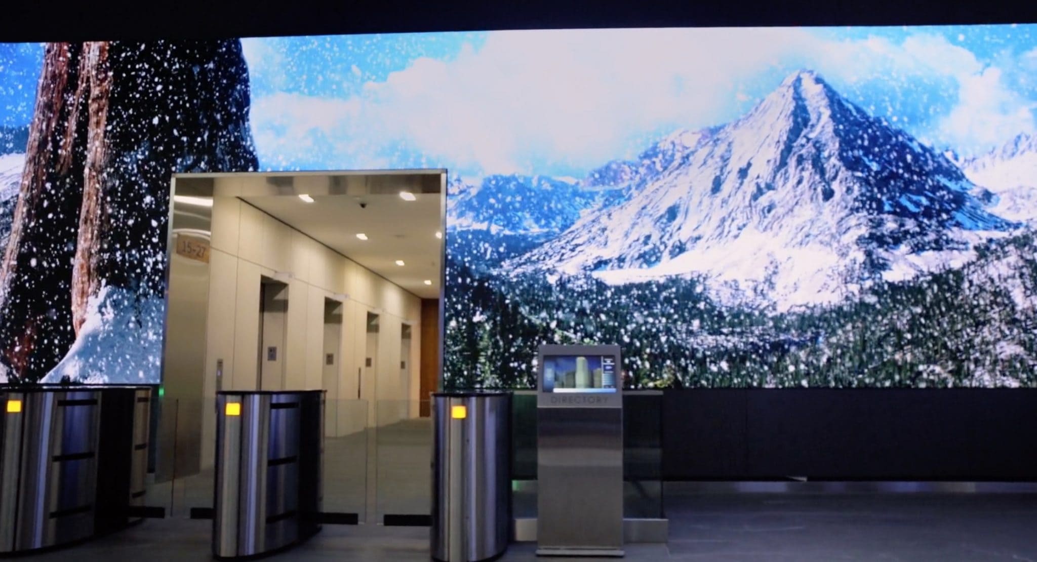 video-wall-snow-mountain-office-reception-lobby-salesforce